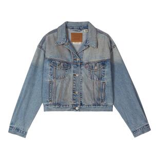 【商场同款】Levi's李维斯26春夏新款女士短款牛仔夹克外套A9155