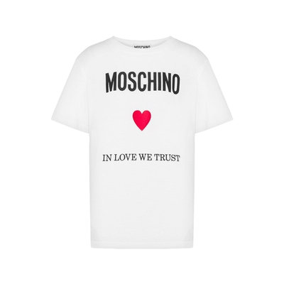 【惊喜特惠】Moschino/莫斯奇诺 女士In Love We TrustT恤