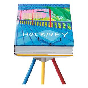 【现货】TASCHEN限量收藏版 大卫·霍克尼 DAVID HOCKNEY A Bigger Book 亲笔签名版 带书架 超大开本艺术画集画册进口原版图书