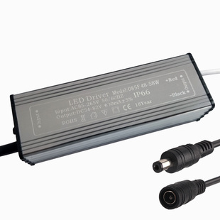 LED防水驱动led驱动电源平板灯镇流器driver变压器防水公头8W12W