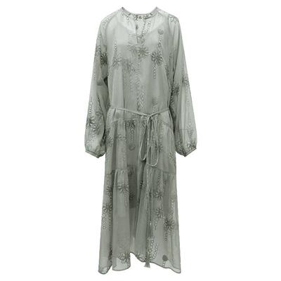 COCOBELLA十万针炒色刺绣连衣裙