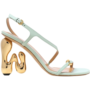 IT JW Anderson女款异形跟凉鞋新款清凉时尚细绊带高跟鞋0A19261M