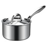 316不锈钢五层加厚小奶锅宝宝婴儿辅食锅无涂蒸锅煮粥锅炖锅汤锅