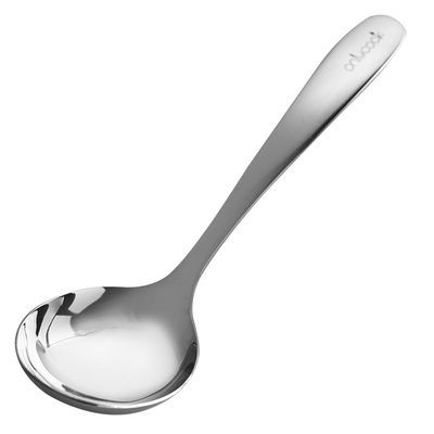 大号喝汤家用不锈钢加深圆头勺子