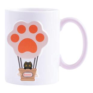 大英博物馆安德森猫和她的朋友们系列热气球立体浮雕马克杯