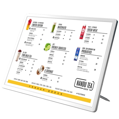 菜品灯箱超薄led订制a3a4展示牌