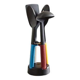 JOSEPH JOSEPH不粘锅专用煎铲锅铲漏勺尼龙厨具4件套装免粘台防烫