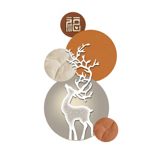 墨濯尘福禄led灯画简约入户玄关装饰画挂画走廊过道高级感壁画