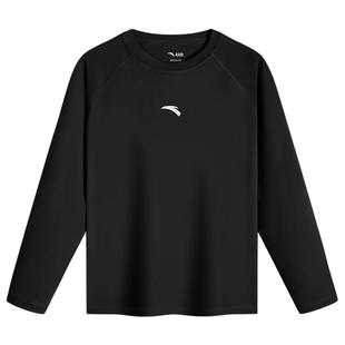 安踏儿童装长袖t恤男童紧身训练服体能运动速干衣弹力上衣打底衫