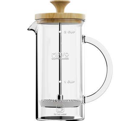 mavo橄榄木法压壶高贵实木打造