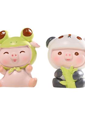 可爱猪猪装饰摆件送女生礼物