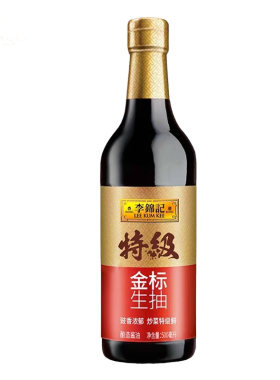 李锦记特级金标生抽500ml调料