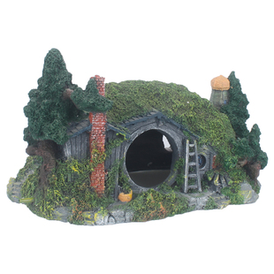 鱼缸造景装饰假山石头草布景仿真水草造景套餐水族箱大小摆件包邮