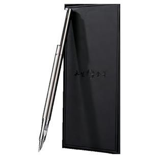 永生小钢炮9362钢笔全钢美工钢笔弯尖钢笔书写粗细签名练字学生金属暗尖自带笔锋墨水墨囊两用