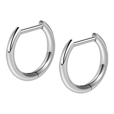 F136钛合金植入级睡觉免摘耳环