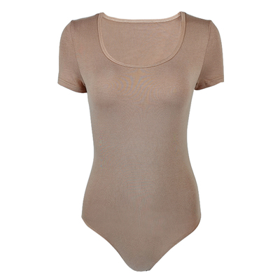 三角开档包臀性感U领连体衣女