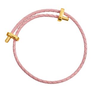 3mm调节皮质手绳穿大孔隔珠手链本命年红绳DIY编织绳男女情侣款