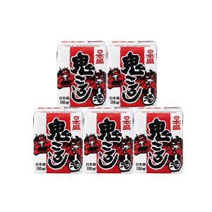 全日空 日本原装进口日本盛鬼醉鬼杀砖型纸盒清酒生酒180ml*5组合