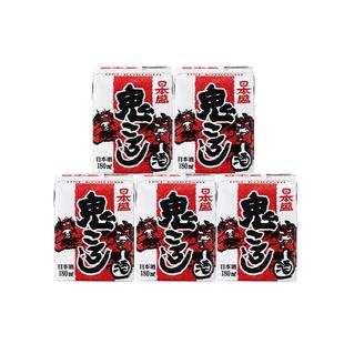 全日空 日本原装进口日本盛鬼醉鬼杀砖型纸盒清酒生酒180ml*5组合