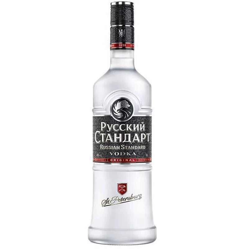 俄罗斯进口斯旦答伏特加洋酒40度RUSSIAN STANDARD斯丹达酒吧调酒
