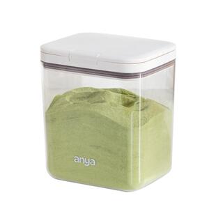 安雅果粉盒一键开盖奶茶店专用商用大小号食品级抹茶奶储物收纳罐
