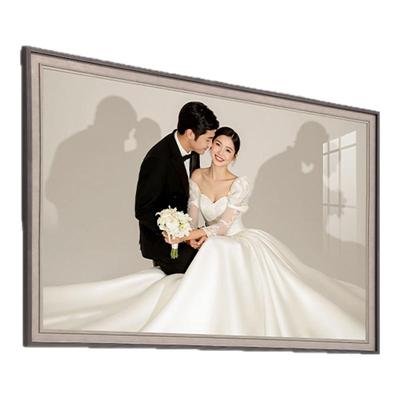 主卧客厅免打孔婚纱照相框挂墙