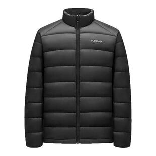 探路者超轻保暖羽绒服户外秋冬季保暖立领男式休闲时尚