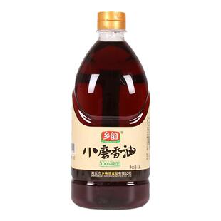 河南商丘豫东特产乡韵白黑芝麻小磨香油1升实惠桶装餐饮凉拌麻油