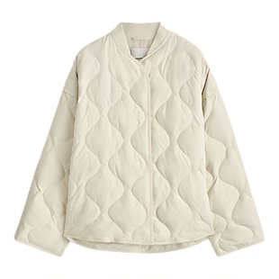 CS女装 高智感静奢风菱格纹理羽绒服夹克2025秋季新品1205863006