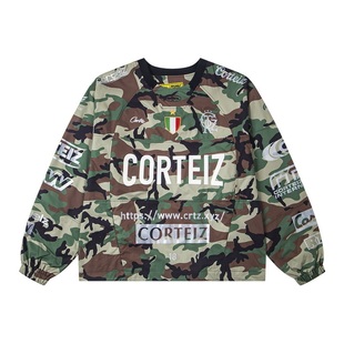 corteiz jacket美式高街潮牌明星同款春秋休闲套头迷彩冲锋衣外套