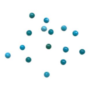 天然蓝绿松石南红无孔小米珠子镶嵌凤眼星月DIY手串配件菩提文玩