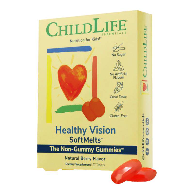 【老爸抽检】童年时光Childlife叶黄素软糖【临期27年3月到期】