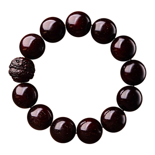 官方旗舰店小叶紫檀手串男士文玩檀木佛珠马年本命年手链生日礼物