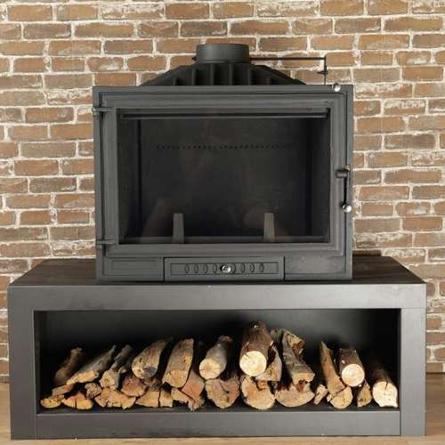 壁炉芯 真火家用燃木柴取暖现代欧式铸铁嵌入式国产民宿别墅设计