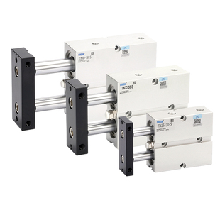 气动双轴双杆气缸小型双缸大推力TN25/32/40/16/20-10X50-30*100S