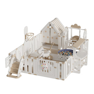 feelkids宝宝游戏围栏地上婴儿童爬爬垫防护栏室内小户型客厅乐园