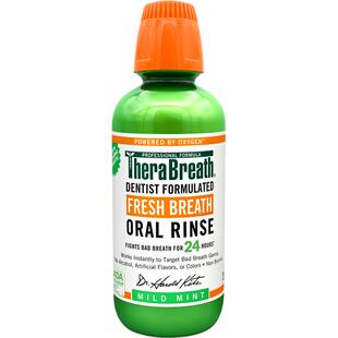 TheraBreath凯斯博士漱口水清新口气去除便携臭持久香口臭