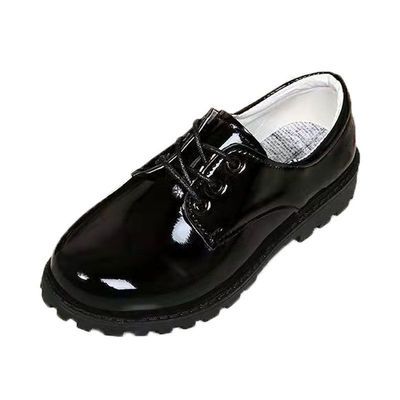 男童皮鞋演出黑色英伦风合唱单鞋