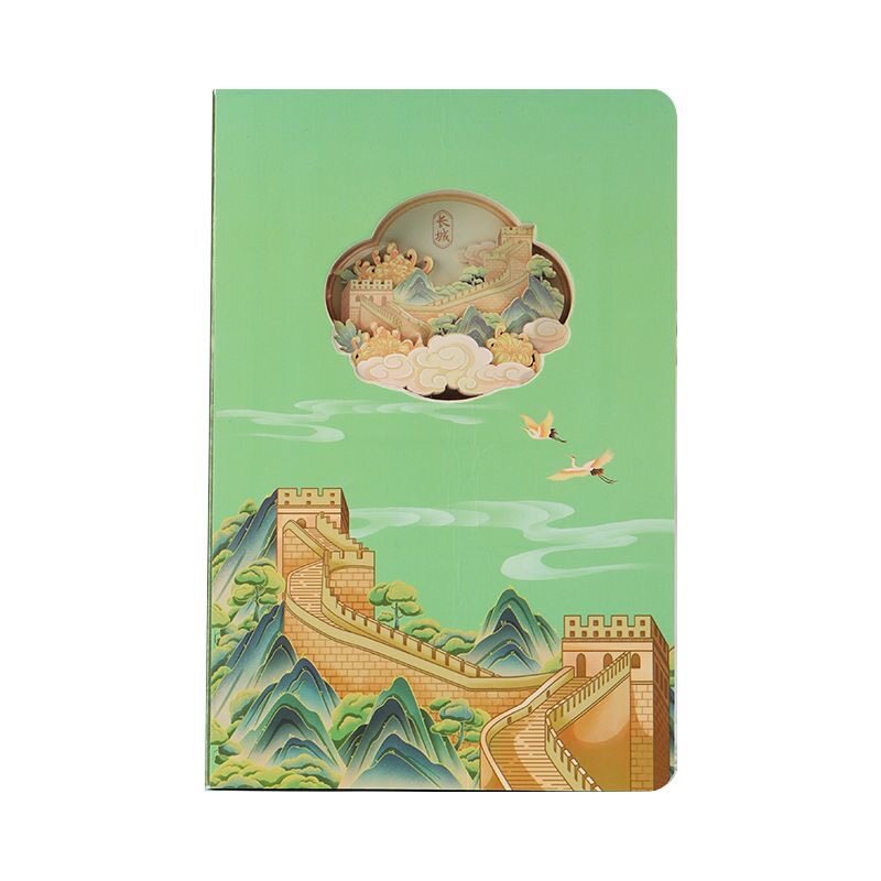 北京旅游纪念品笔记本3D立体镂空