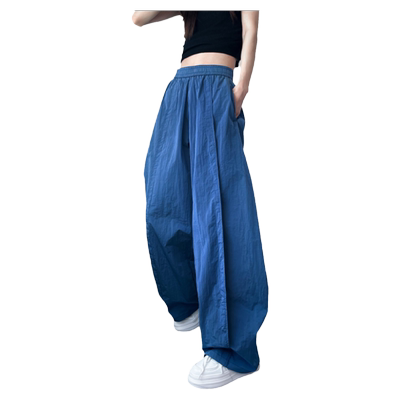 蜜略大码宽松显瘦阔腿裤领券下单