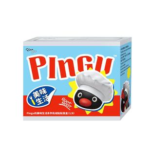 KKV正品Pingu的美味生活系列毛绒贴贴盲盒企鹅磁吸冰箱贴手办摆件