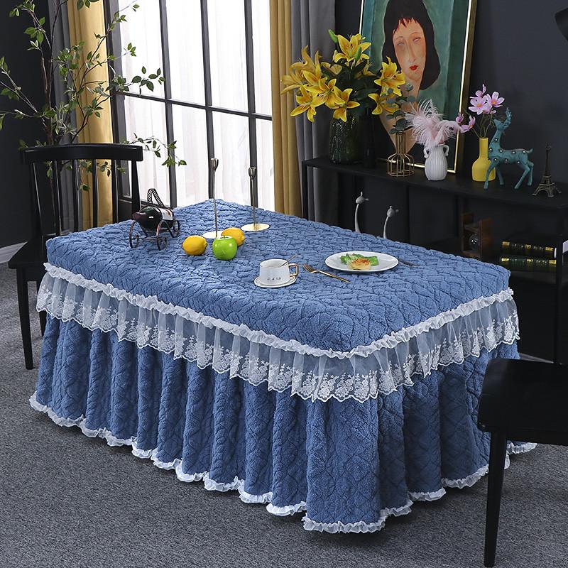 电炉罩烤火桌子罩长方形桌布套新款加厚加绒冬季电暖炉取暖茶几罩