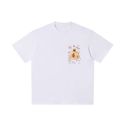 小熊维尼260g重磅纯棉短袖T恤