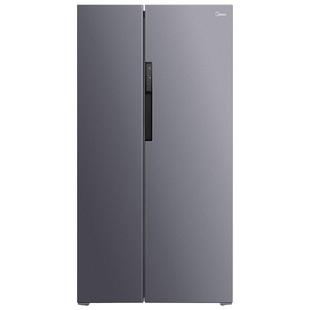 美的607L对开双开门大容量一级能效双变频风冷无霜家用电冰箱