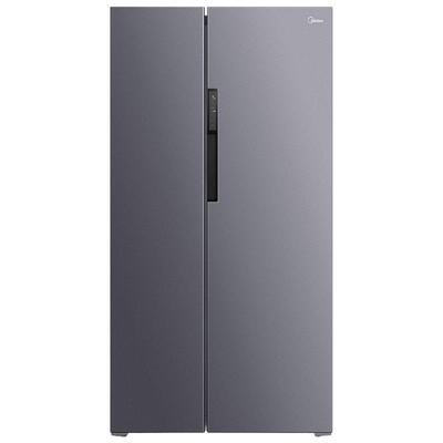 美的607L对开双开门大容量一级能效双变频风冷无霜家用电冰箱