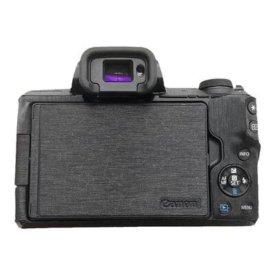 适用于佳能EOSM50II二代机身微单美保护迷彩磨砂碳纤3M贴纸本贴膜