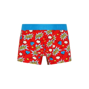 【25秋冬款】Happy Socks男士内裤超级潮爸个性满印四角平角裤