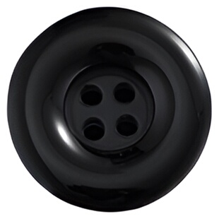 大圆边树脂四眼纽扣女装大衣扣子百搭毛衣白色皮衣黑色衣服装辅料