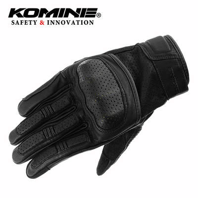 KOMINE夏季摩托车CE护甲骑行手套