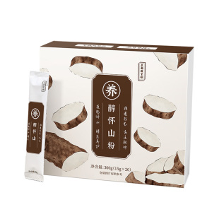 正安国货铺河南温县醇怀山粉铁棍山药粉垆土铁杆麸炒养生